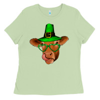 Matcha St Patricks Day Cow Ladies Tee - Bettercallsaul