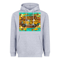 Heather Grey western bee gnomes truck honeycomb  leopard turquoise wooden serape Heavyweight Hoodie - Artiststas