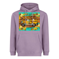 Lavender western bee gnomes truck honeycomb  leopard turquoise wooden serape Heavyweight Hoodie - Artiststas