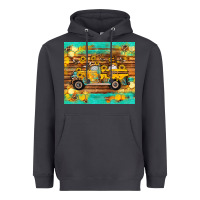 Smoke western bee gnomes truck honeycomb  leopard turquoise wooden serape Heavyweight Hoodie - Artiststas