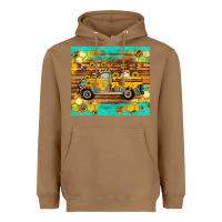 Toasted Coconut western bee gnomes truck honeycomb  leopard turquoise wooden serape Heavyweight Hoodie - Artiststas