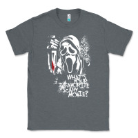 Charcoal Heather Scream Favorite Scary Movie Classic Tee - minhPixels