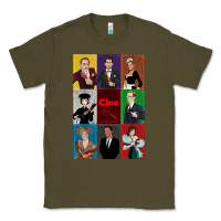 Army Green Clue Movie Classic Tee - minhPixels