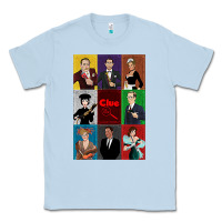 Dusty Blue Clue Movie Classic Tee - minhPixels