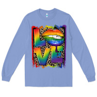 Colony Blue Love pride Long Sleeve Tee - CowGirlArtShop