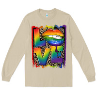 Mushroom Love pride Long Sleeve Tee - CowGirlArtShop