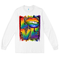 White Love pride Long Sleeve Tee - CowGirlArtShop
