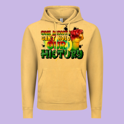 One Month Cant Hold Our History Vintage Hoodie Designed By Cowgirlartshop