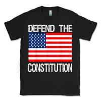 Black Defend the Constitution US Political Protest Tee Classic Tee - minhPixels