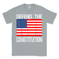 Heather Grey Defend the Constitution US Political Protest Tee Classic Tee - minhPixels