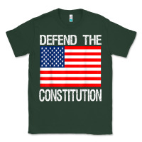 Sports Green Defend the Constitution US Political Protest Tee Classic Tee - minhPixels