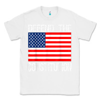 White Defend the Constitution US Political Protest Tee Classic Tee - minhPixels