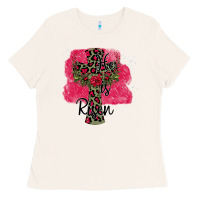 He İs Risen Easter Ladies Tee | Teevron
