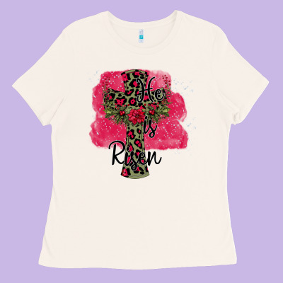He İs Risen Easter Ladies Tee Designed By Bettercallsaul