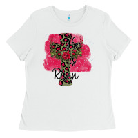 White He İs Risen Easter Ladies Tee - Bettercallsaul