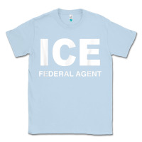 Dusty Blue ICE Federal Agent Halloween Costume Police Immigration Shirt Classic Tee - minhPixels