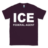 Plum ICE Federal Agent Halloween Costume Police Immigration Shirt Classic Tee - minhPixels