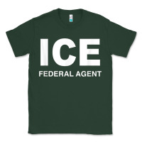 Sports Green ICE Federal Agent Halloween Costume Police Immigration Shirt Classic Tee - minhPixels