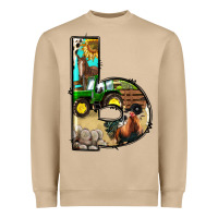Mushroom farm life alphabet lowercase letters b Heavyweight Sweatshirt - BundleAndBundleShop