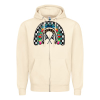 Sandshell Racing Rainbow Zipper Hoodie - CowhideDigitalArt