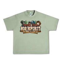 Oil Green Small town big spirit Baseball Urban Heavy Tee - HowdyJamesFarm