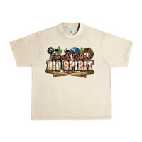 Sandshell Small town big spirit Baseball Urban Heavy Tee - HowdyJamesFarm