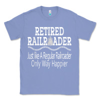 Colony Blue Mens Railroad Retirement Gifts For Men Classic Tee - minhPixels