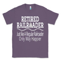 Lavender Mens Railroad Retirement Gifts For Men Classic Tee - minhPixels