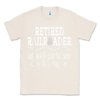 Natural Mens Railroad Retirement Gifts For Men Classic Tee - minhPixels