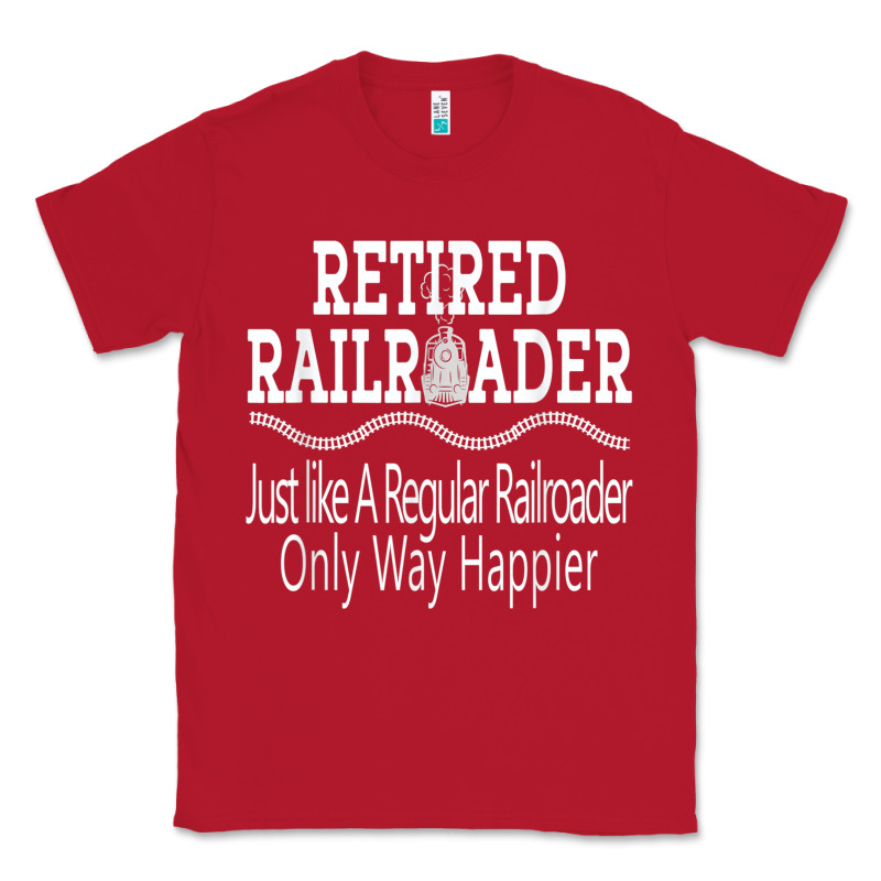 Mens Railroad Retirement Gifts For Men Classic Tee by minhPixels | Teevron