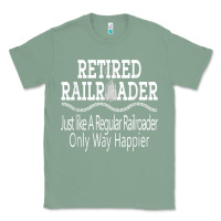 Sage Mens Railroad Retirement Gifts For Men Classic Tee - minhPixels