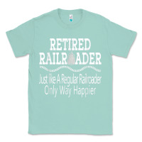 Seafoam Mens Railroad Retirement Gifts For Men Classic Tee - minhPixels