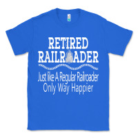 True Royal Mens Railroad Retirement Gifts For Men Classic Tee - minhPixels