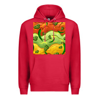 Cardinal mexican sauce and jalapeno seamless pattern Premium Hoodie - BundleAndBundleShop