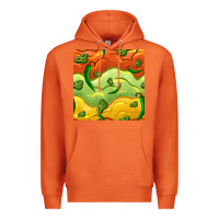 Carrot mexican sauce and jalapeno seamless pattern Premium Hoodie - BundleAndBundleShop