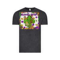 Mardi Gras Fleur De Lis Tumbler Vintage Tee | Teevron