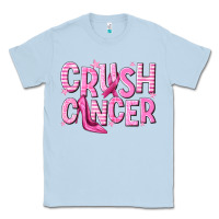 Dusty Blue crush cancer Classic Tee - NancyCooperArtShop