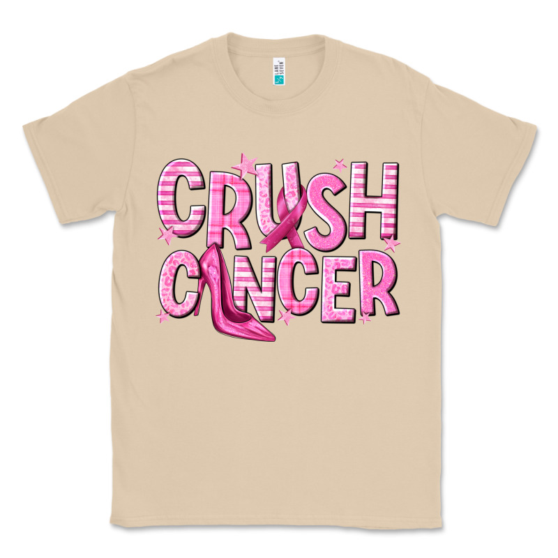 Crush Cancer Classic Tee by NancyCooperArtShop | Teevron