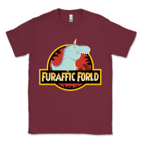 Burgundy Furaffic Forld Classic Tee - minhPixels