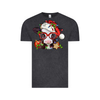 Vintage Black Christmas baby cow Vintage Tee - Jasminsmagicworld