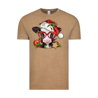 Vintage Coffee Christmas baby cow Vintage Tee - Jasminsmagicworld