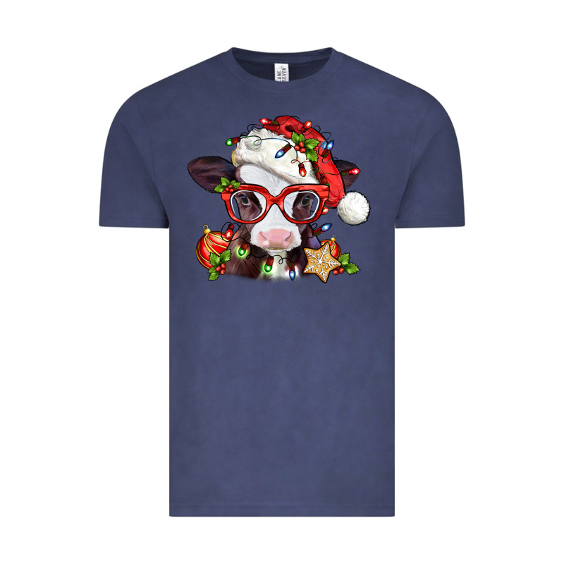 Christmas Baby Cow Vintage Tee by Jasminsmagicworld | Teevron