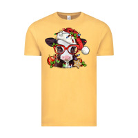 Vintage Mustard Christmas baby cow Vintage Tee - Jasminsmagicworld