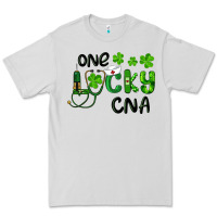 Dove Grey St. Patrick's Day One Lucky Cna Premium Tee - RanaPortraitStore