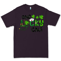 Plum St. Patrick's Day One Lucky Cna Premium Tee - RanaPortraitStore