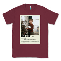 Burgundy Home Alone Alternative Poster Art Movie Large (1) Classic . Classic Tee - minhPixels