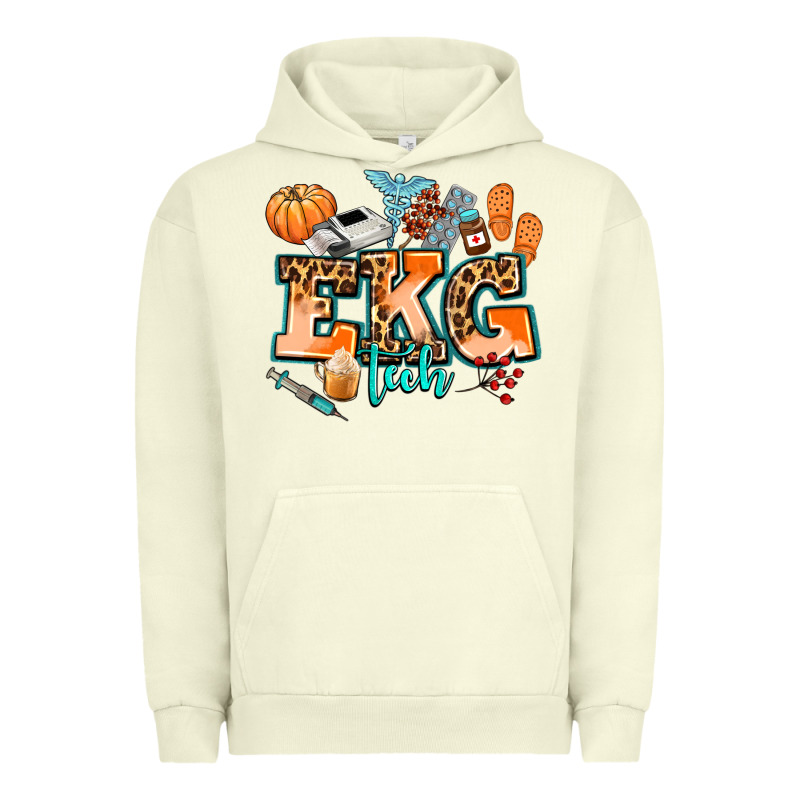 Ekg Tech Fall Urban Hoodie by AdoDesignShop | Teevron