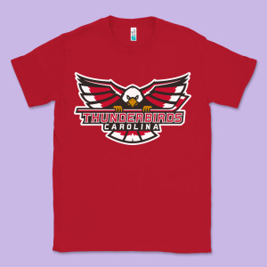 Carolina Thunderbirds Classic Tee Designed By Minhpixels