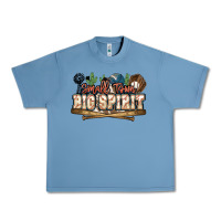 Pebble Blue Small town big spirit Baseball Urban Heavy Tee - HowdyJamesFarm