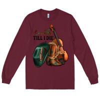 Burgundy country till i die Long Sleeve Tee - Jasminsmagicworld